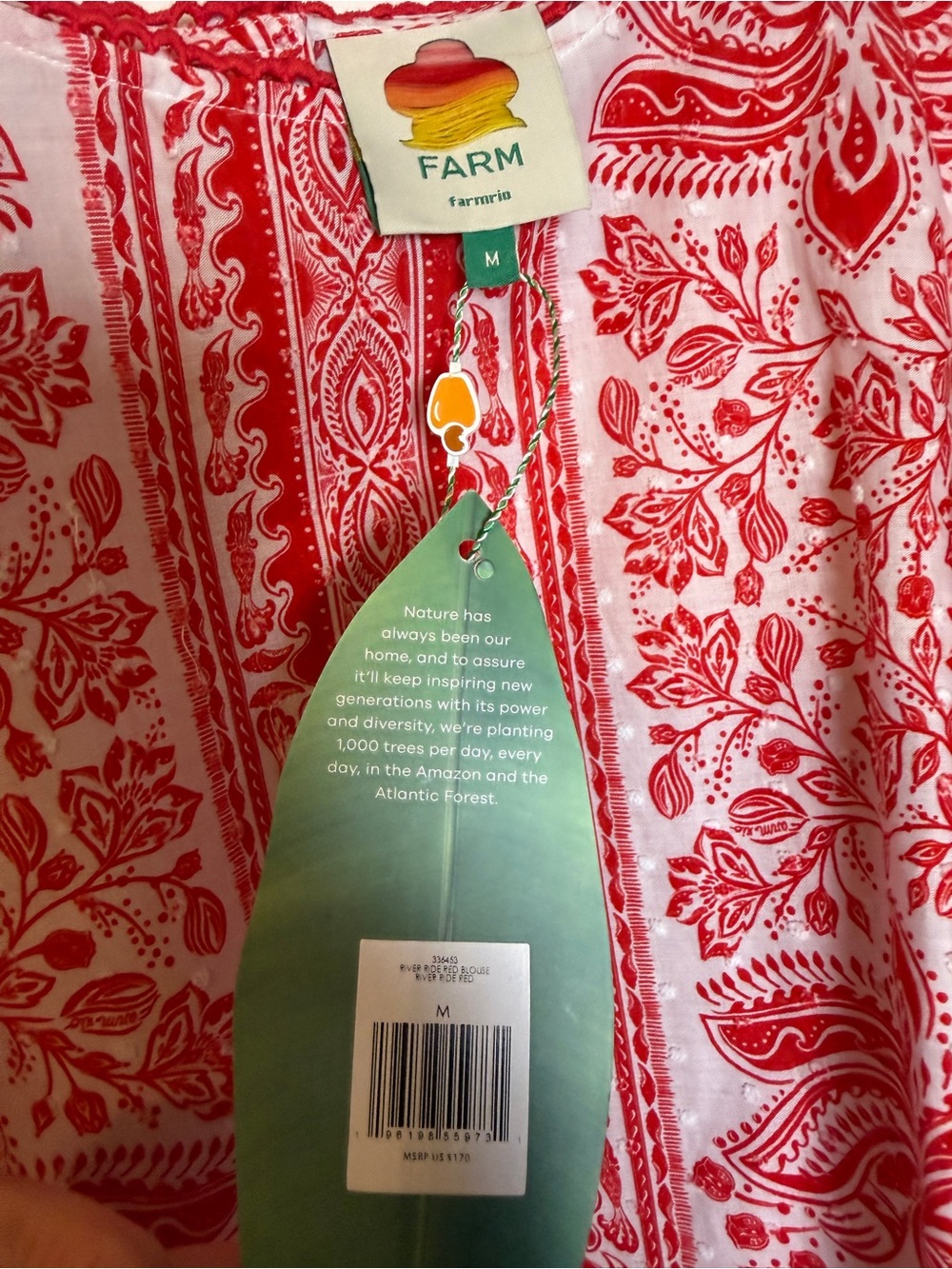 NWT Farm River Ride Blouse - Picture 6 of 9